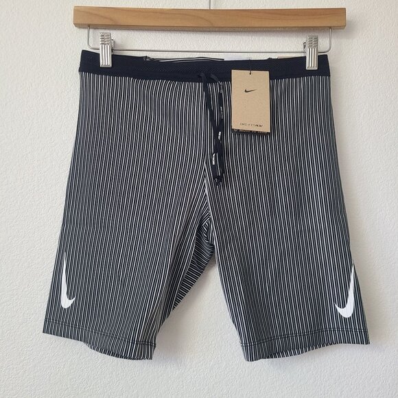 Nike ADV Aeroswift 1/2 Lenght Running Racing Tights Shorts DM4622-015 Size M - Picture 1 of 5